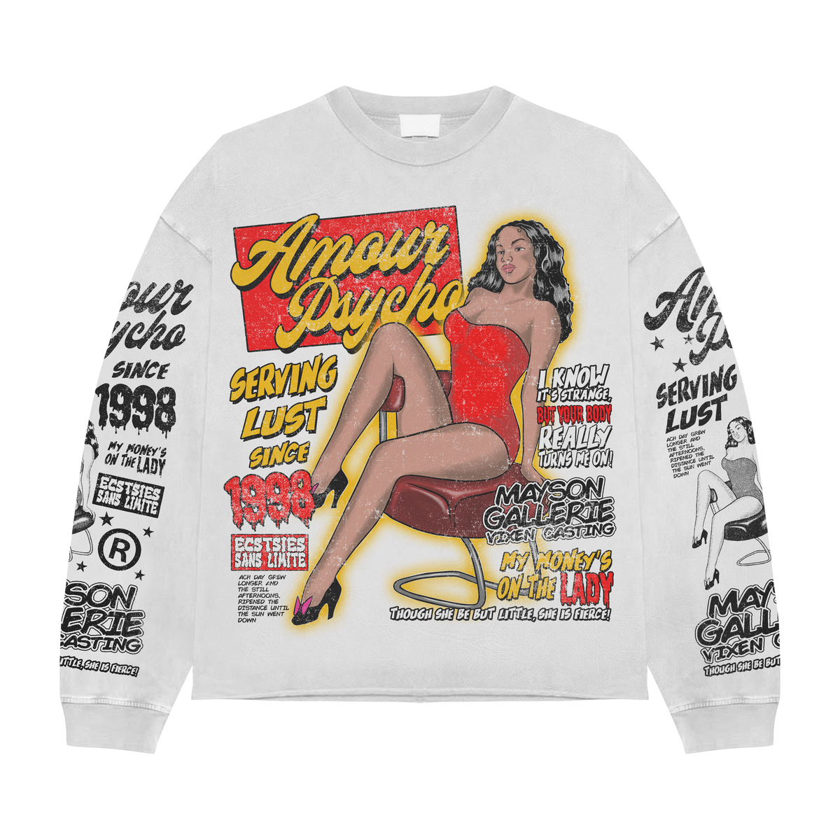 MAYSON® Amour Psycho Serving Lust Crewneck